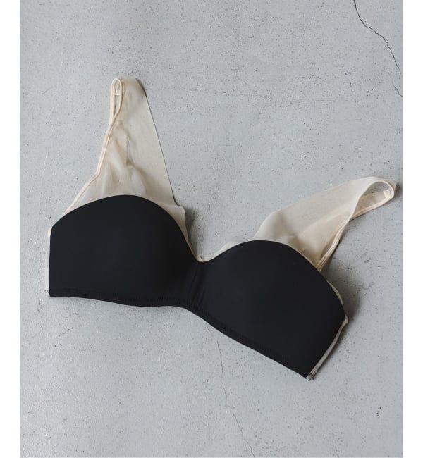 NOBLE「NICENICE MOMENT/ナイスナイスモーメント MESH FINE STRAP BRA」|インナー|ブラック A