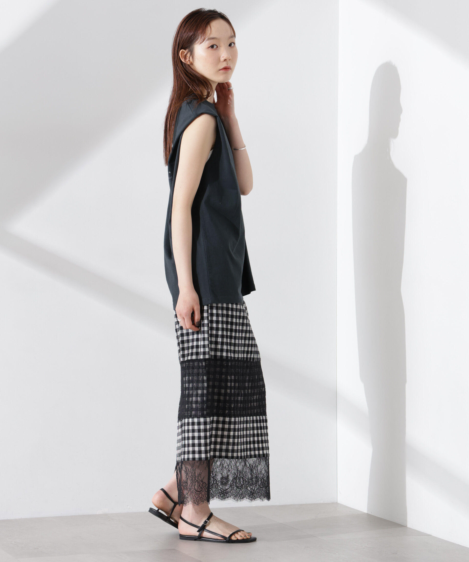 NANO universe「RUSSELL ATHLETIC/別注 Jersey Sleeveless Graphic T」|Tシャツ・カットソー|