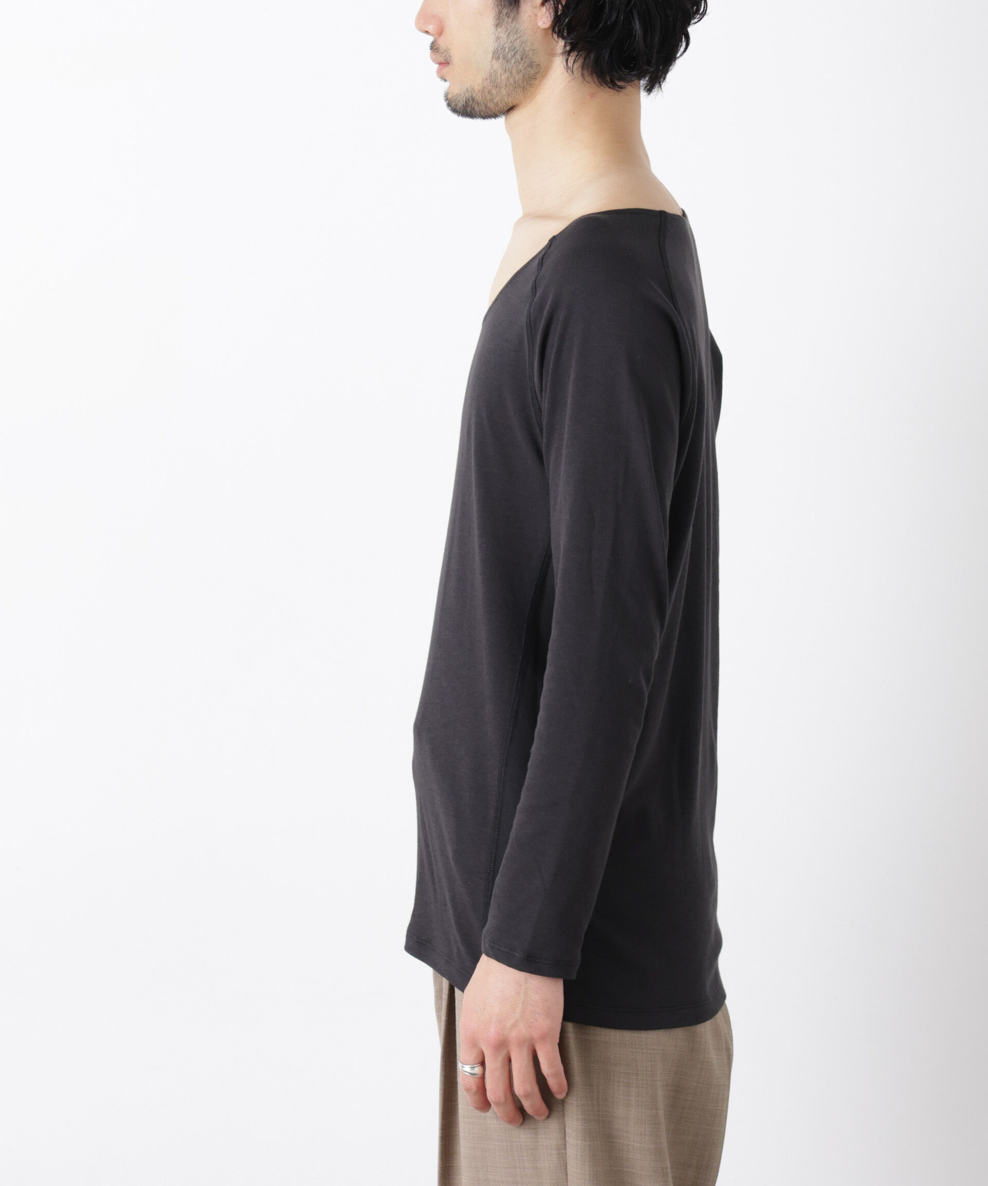 nano･universe「Anti Soaked(R)Plus インナーTシャツ 長袖」|Tシャツ・カットソー|