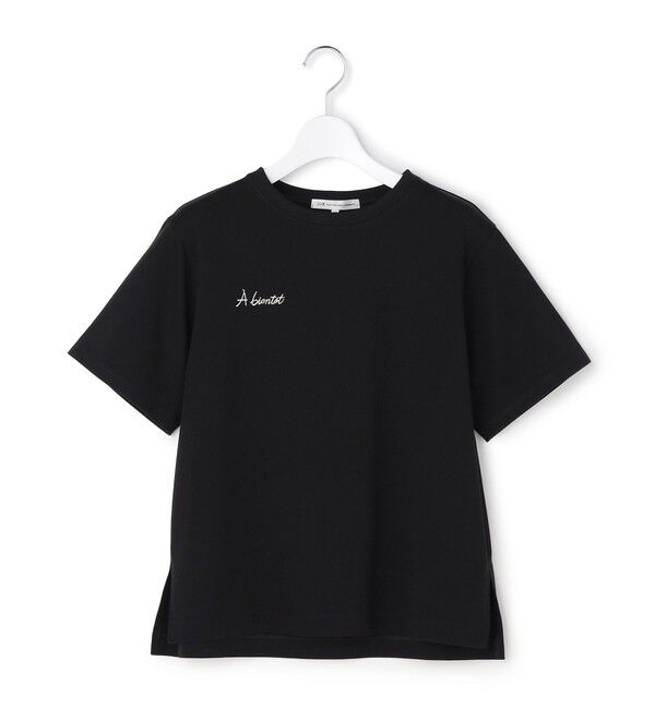 23区「【Oggi掲載】バック刺繍 メッセージロゴ Tシャツ」|Tシャツ・カットソー|