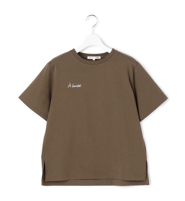 23区「【Oggi掲載】バック刺繍 メッセージロゴ Tシャツ」|Tシャツ・カットソー|