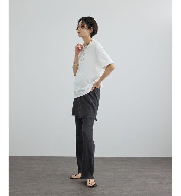 SALON adam et rope'「【Angie La La for SALON】コラボプリントTEE」|Tシャツ・カットソー|