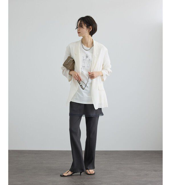 SALON adam et rope'「【Angie La La for SALON】コラボプリントTEE」|Tシャツ・カットソー|