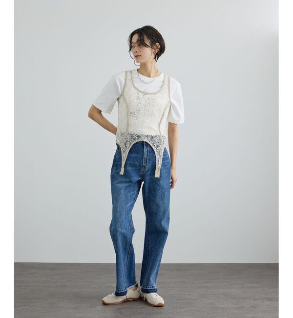 SALON adam et rope'「【Angie La La for SALON】コラボプリントTEE」|Tシャツ・カットソー|