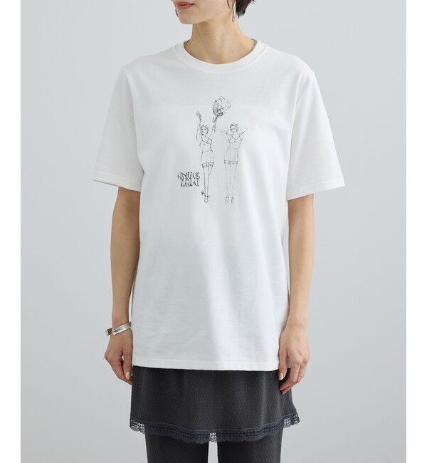 SALON adam et rope'「【Angie La La for SALON】コラボプリントTEE」|Tシャツ・カットソー|