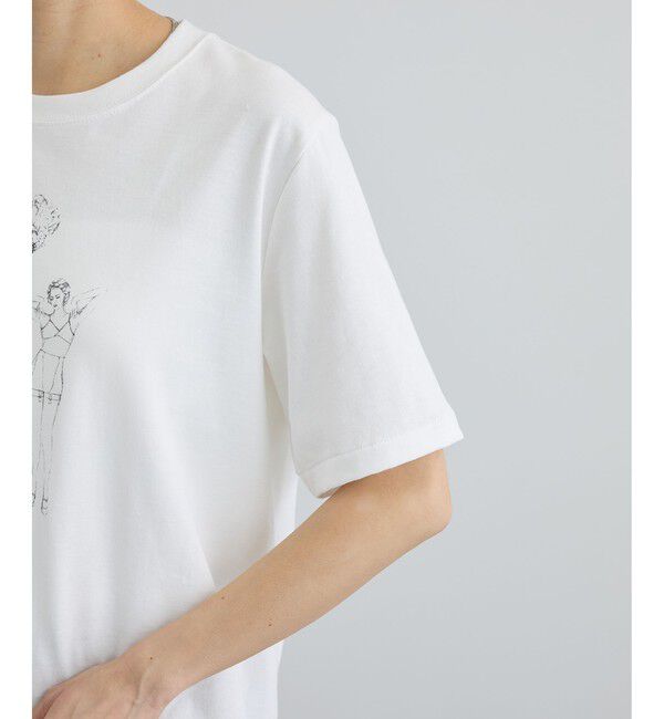 SALON adam et rope'「【Angie La La for SALON】コラボプリントTEE」|Tシャツ・カットソー|