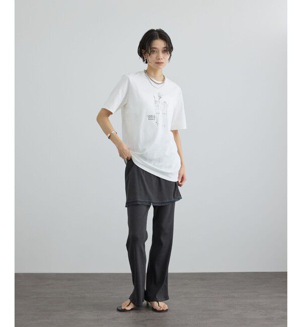 SALON adam et rope'「【Angie La La for SALON】コラボプリントTEE」|Tシャツ・カットソー|
