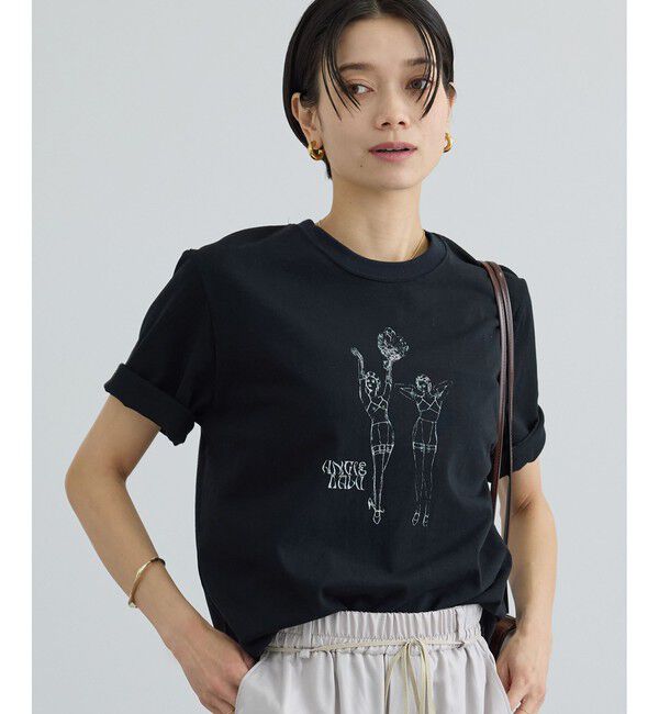 SALON adam et rope'「【Angie La La for SALON】コラボプリントTEE」|Tシャツ・カットソー|