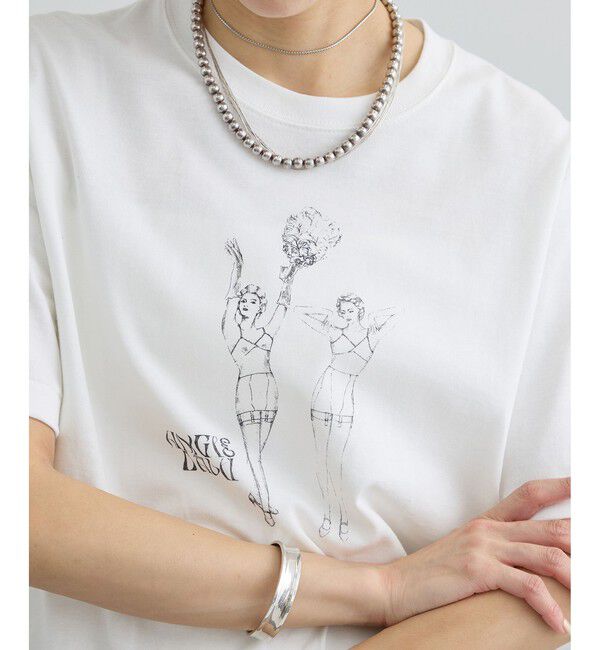 SALON adam et rope'「【Angie La La for SALON】コラボプリントTEE」|Tシャツ・カットソー|