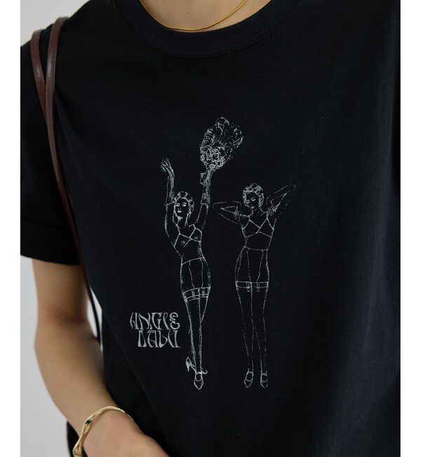 SALON adam et rope'「【Angie La La for SALON】コラボプリントTEE」|Tシャツ・カットソー|