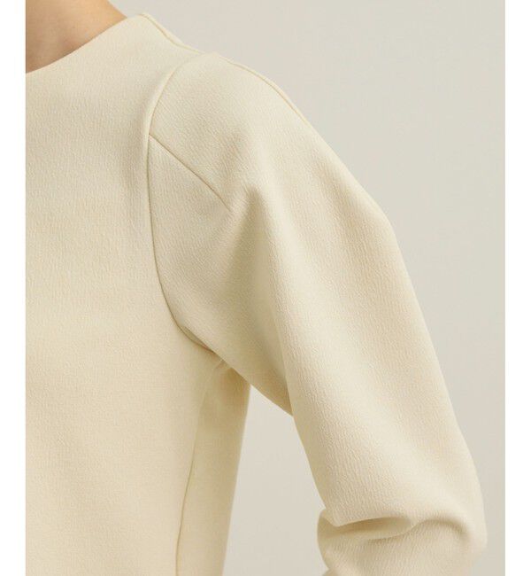 ROPE「【洗える】ジャガードニットプルオーバー（梨地プルオーバー）/セットアップ対応」|Tシャツ・カットソー|