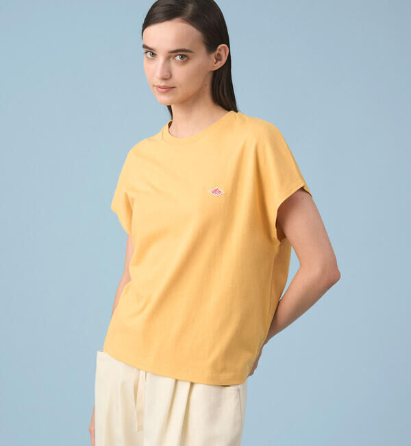 DANTON「DANTON | コットン天竺 ドルマンショートスリーブTシャツ SOLID WOMEN」|Tシャツ・カットソー|