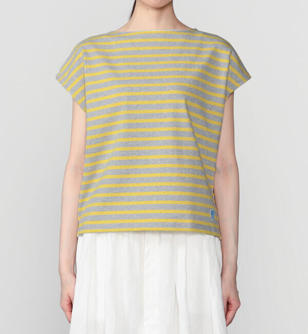ORCIVAL「ORCIVAL | コットンロード ボートネック フレンチスリーブバスクシャツ WOMEN」|Tシャツ・カットソー|