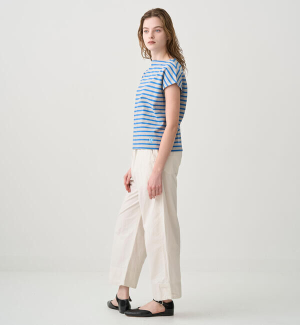 ORCIVAL「ORCIVAL | コットンロード ボートネック フレンチスリーブバスクシャツ WOMEN」|Tシャツ・カットソー|