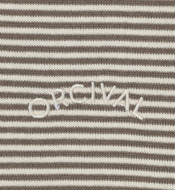 ORCIVAL「ORCIVAL | 先染めジャージー 刺繍ノースリーブプルオーバー WOMEN」|Tシャツ・カットソー|