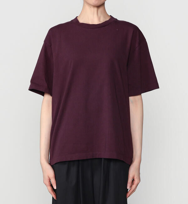  「UNFIL | コットン製品染め クルーネックTシャツ WOMEN」|Tシャツ・カットソー|