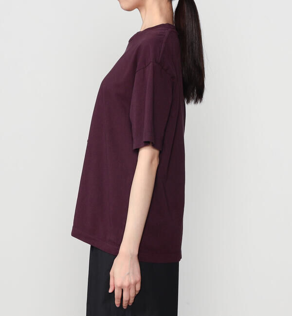  「UNFIL | コットン製品染め クルーネックTシャツ WOMEN」|Tシャツ・カットソー|