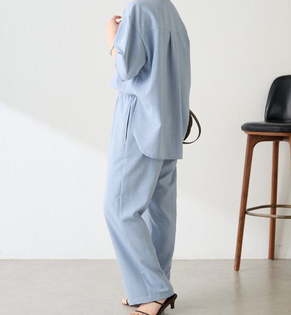  「【さらっとした着心地】 スキッパーシャツセットアップ」|ワンピース|