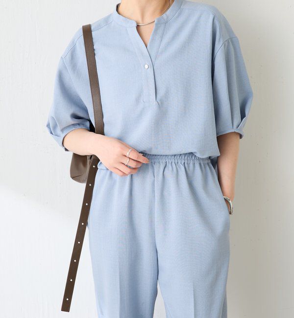  「【さらっとした着心地】 スキッパーシャツセットアップ」|ワンピース|
