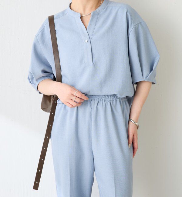  「【さらっとした着心地】 スキッパーシャツセットアップ」|ワンピース|