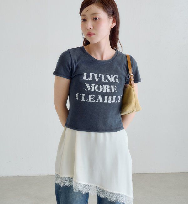  「【S.Mサイズ展開】ヴィンテージ加工ロゴTEE」|Tシャツ・カットソー|