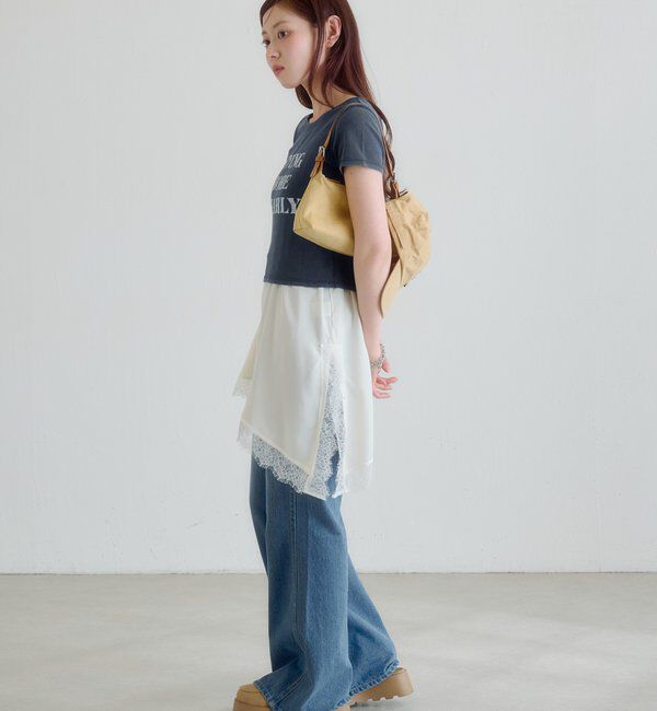  「【S.Mサイズ展開】ヴィンテージ加工ロゴTEE」|Tシャツ・カットソー|