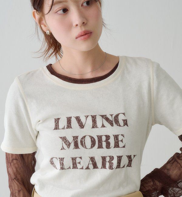  「【S.Mサイズ展開】ヴィンテージ加工ロゴTEE」|Tシャツ・カットソー|
