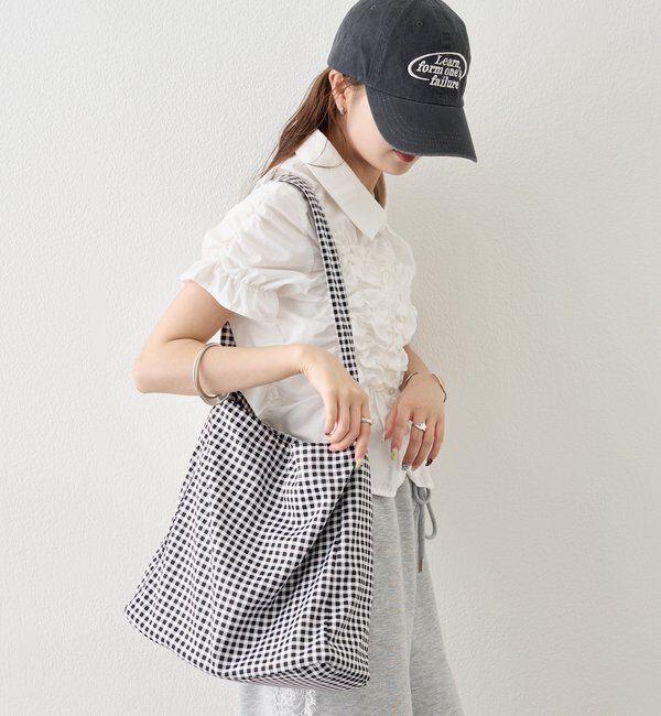  「ギンガムチェックトートBAG」|トートバッグ|