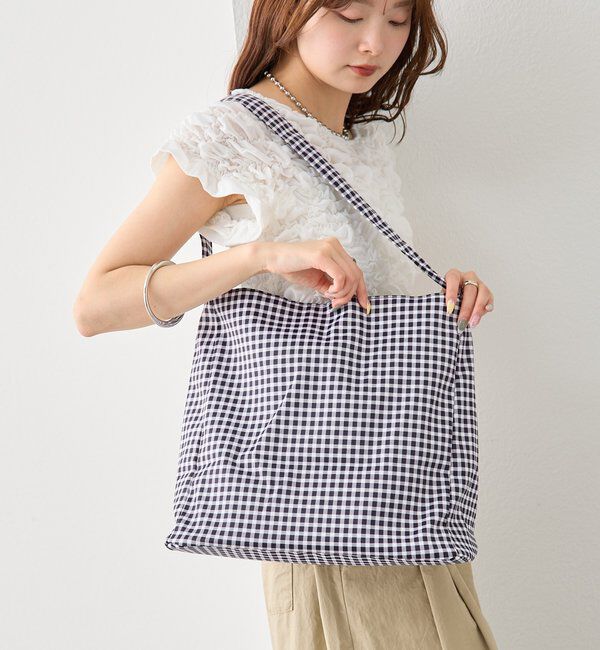  「ギンガムチェックトートBAG」|トートバッグ|