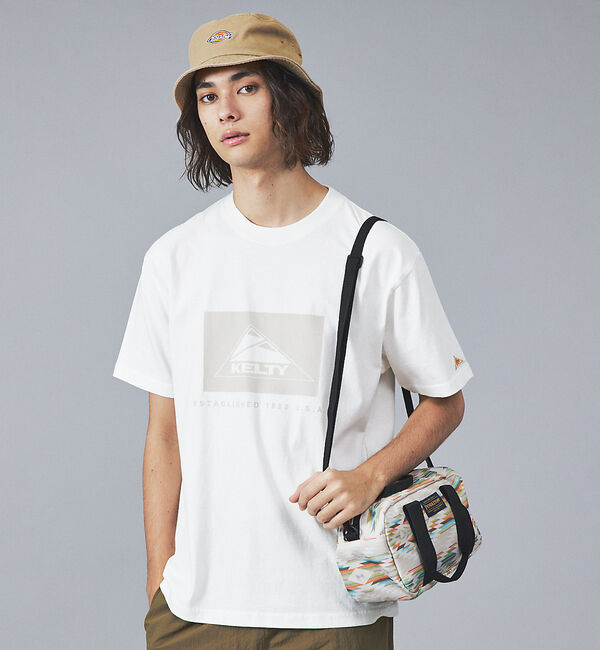 ABAHOUSE「【KELTY/ケルティ】フロントプリントロゴTシャツ」|Tシャツ・カットソー|