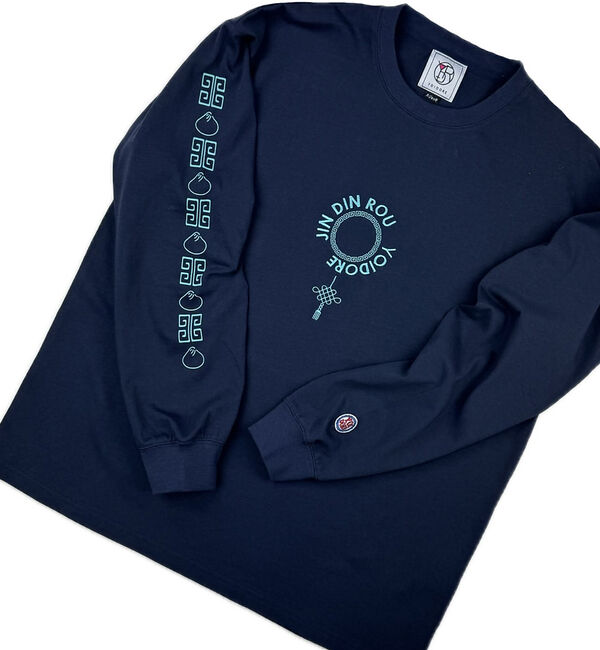 ABAHOUSE「【YOIDORE/ヨイドレ】YOIDORE&times; シンディンロンT/コラボ/ユニセッ」|Tシャツ・カットソー|ネイビー