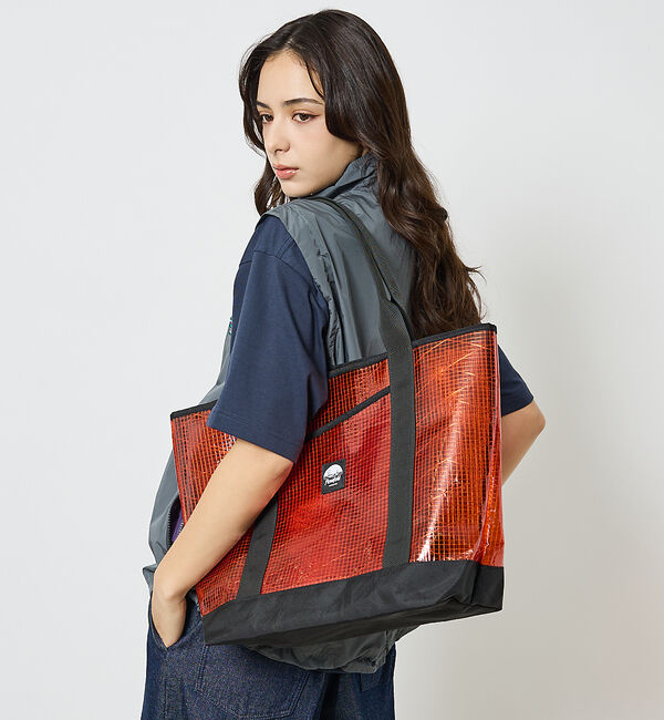 ABAHOUSE「限定商品【FLOWFOLD / フローフォールド】RS PORTER TOTE」|トートバッグ|オレンジ