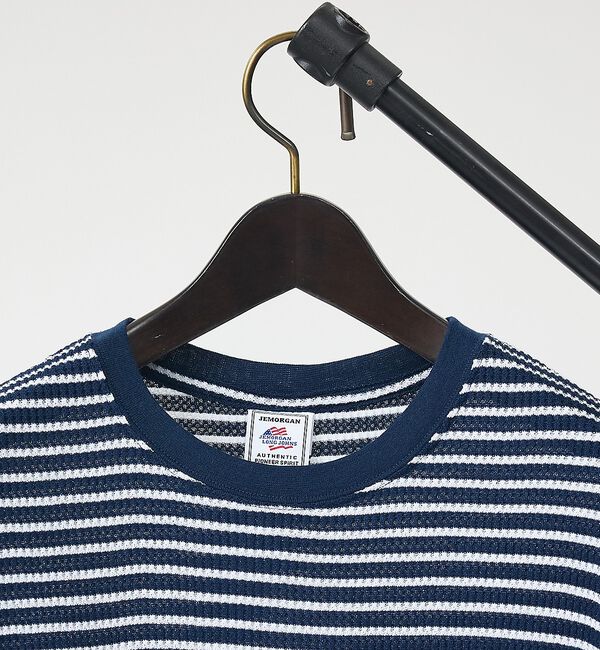 ABAHOUSE「【JEMORGAN/ジェーイーモーガン】ワッフルボーダーベスト/ユニセックス/J」|Tシャツ・カットソー|