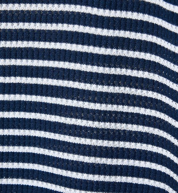 ABAHOUSE「【JEMORGAN/ジェーイーモーガン】ワッフルボーダーベスト/ユニセックス/J」|Tシャツ・カットソー|