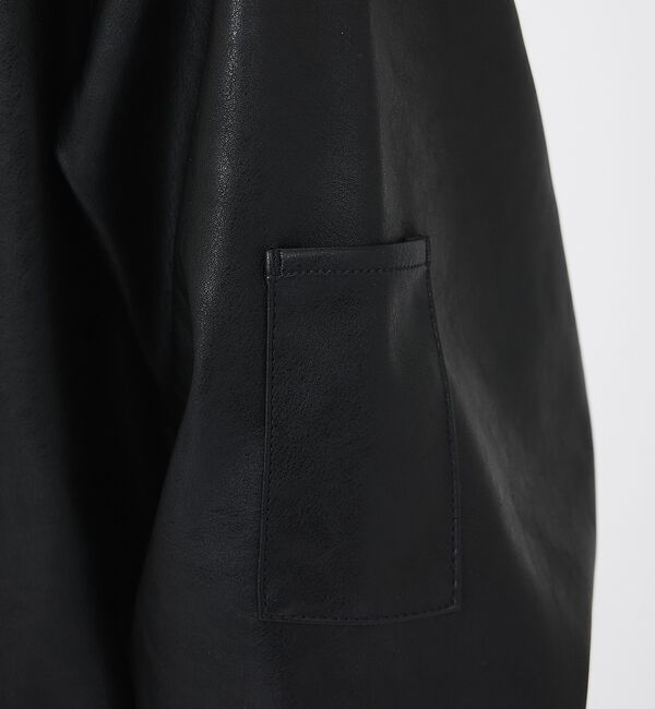 ABAHOUSE「【Dickies / ディッキーズ】フェイクレザー アイゼンハワージャケット /」|ミリタリー・モッズコート|