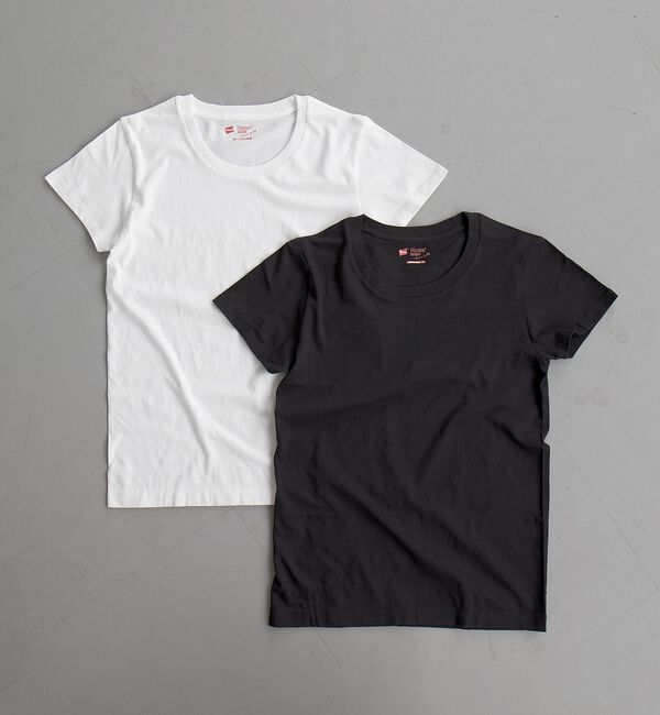 Rouge vif「【Hanes / ヘインズ】クルーネックTシャツ/ジャパンフィット/コットン10」|Tシャツ・カットソー|
