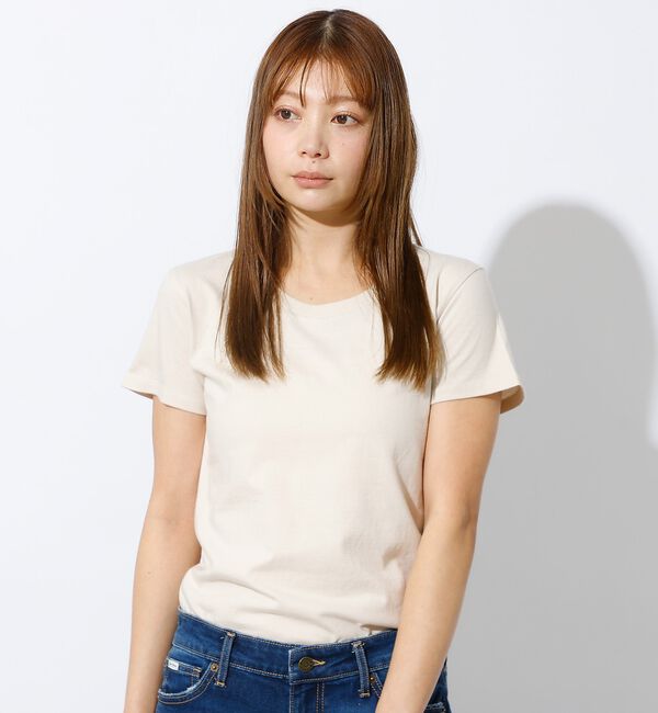 Rouge vif「【Hanes / ヘインズ】クルーネックTシャツ/ジャパンフィット/コットン10」|Tシャツ・カットソー|