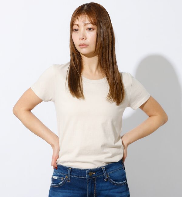 Rouge vif「【Hanes / ヘインズ】クルーネックTシャツ/ジャパンフィット/コットン10」|Tシャツ・カットソー|