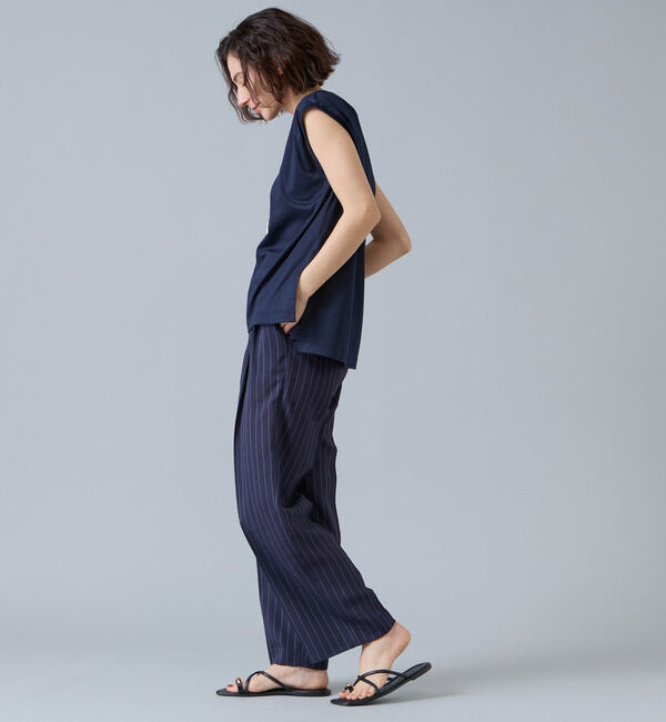 Liesse「ベーシックノースリーブトップス」|Tシャツ・カットソー|