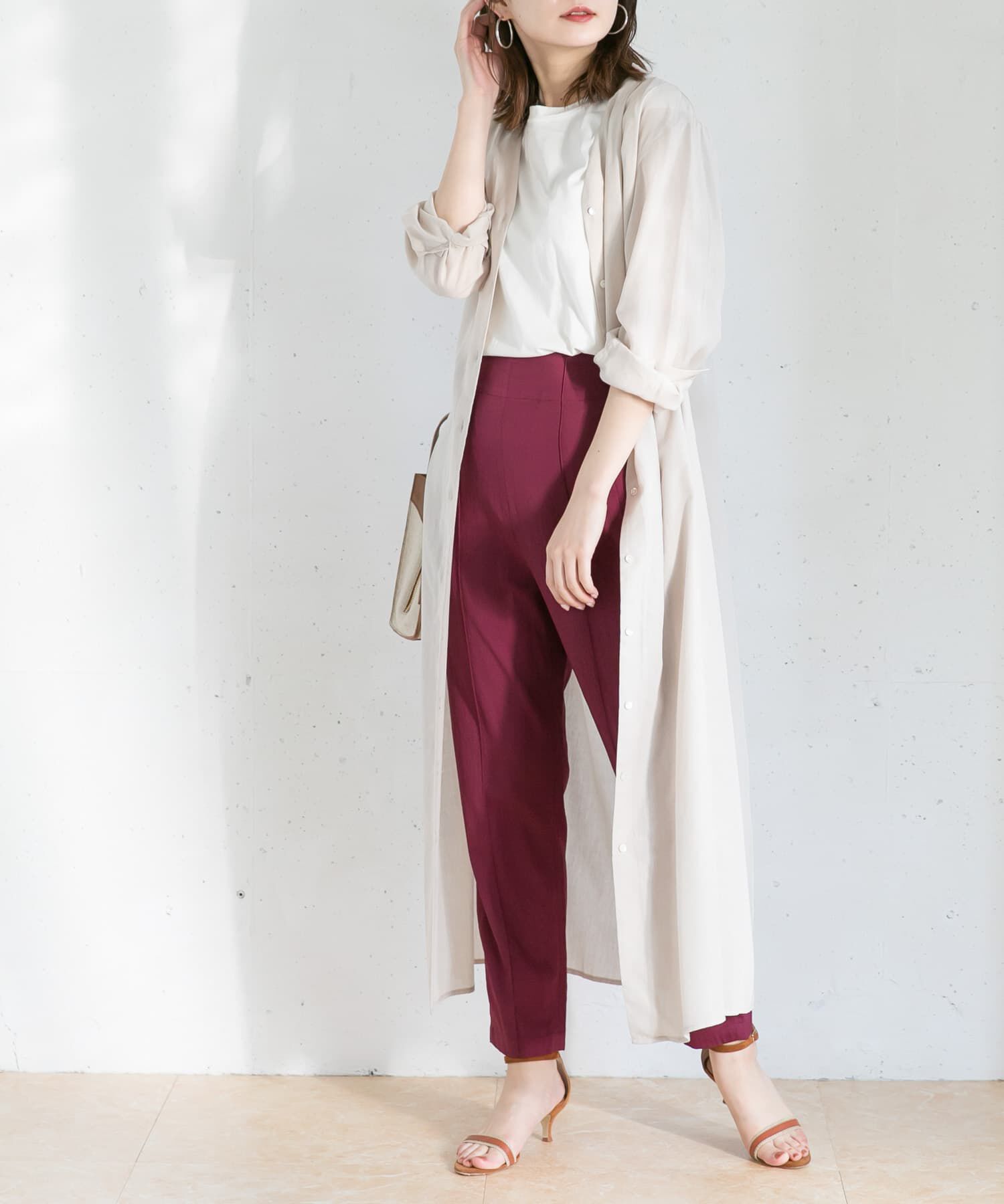 URBAN RESEARCH ROSSO「ピンタックテーパードパンツ」|その他|