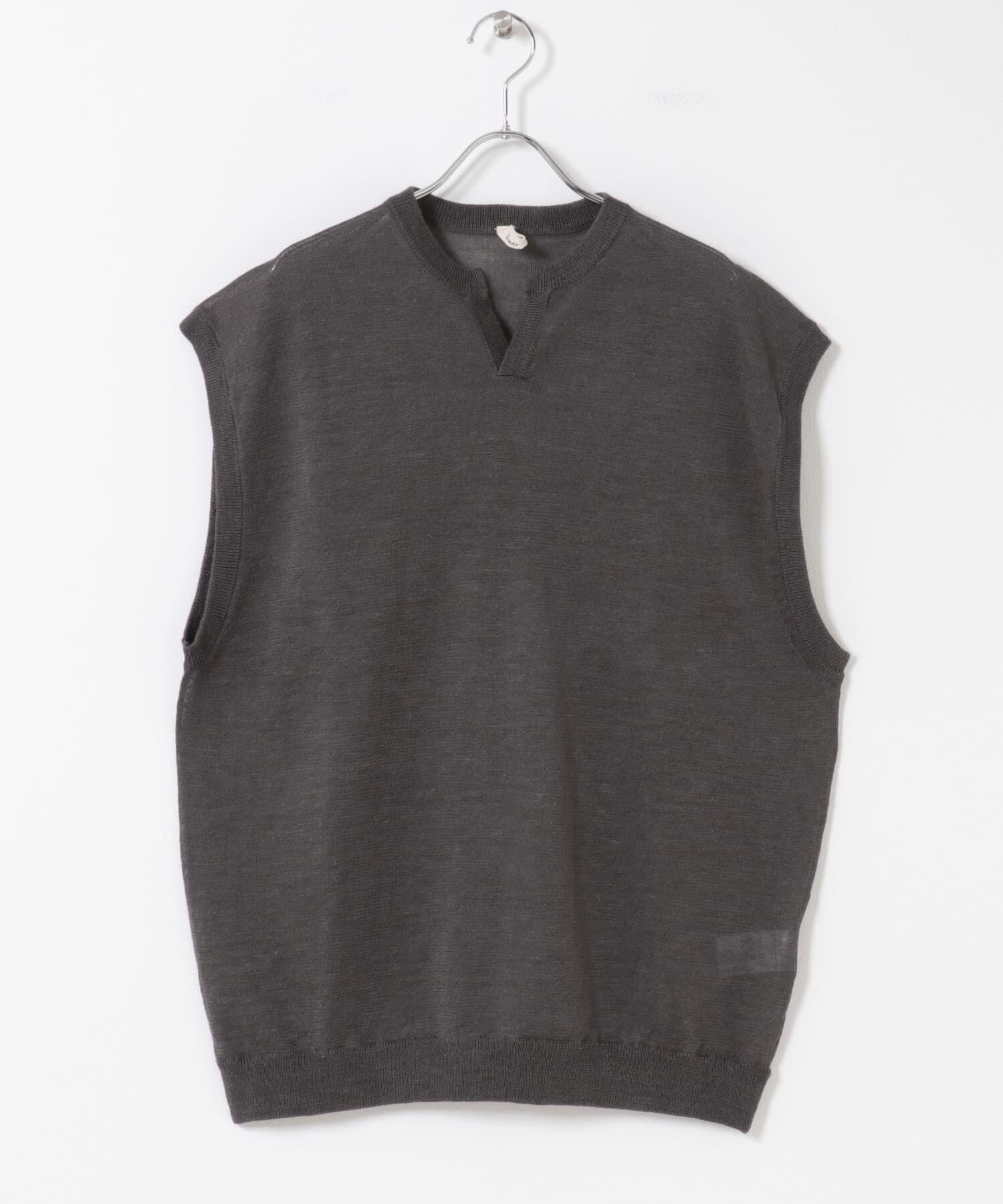 URBAN RESEARCH DOORS「Ramie High Gauge KnitVest」|ベスト・ジレ|
