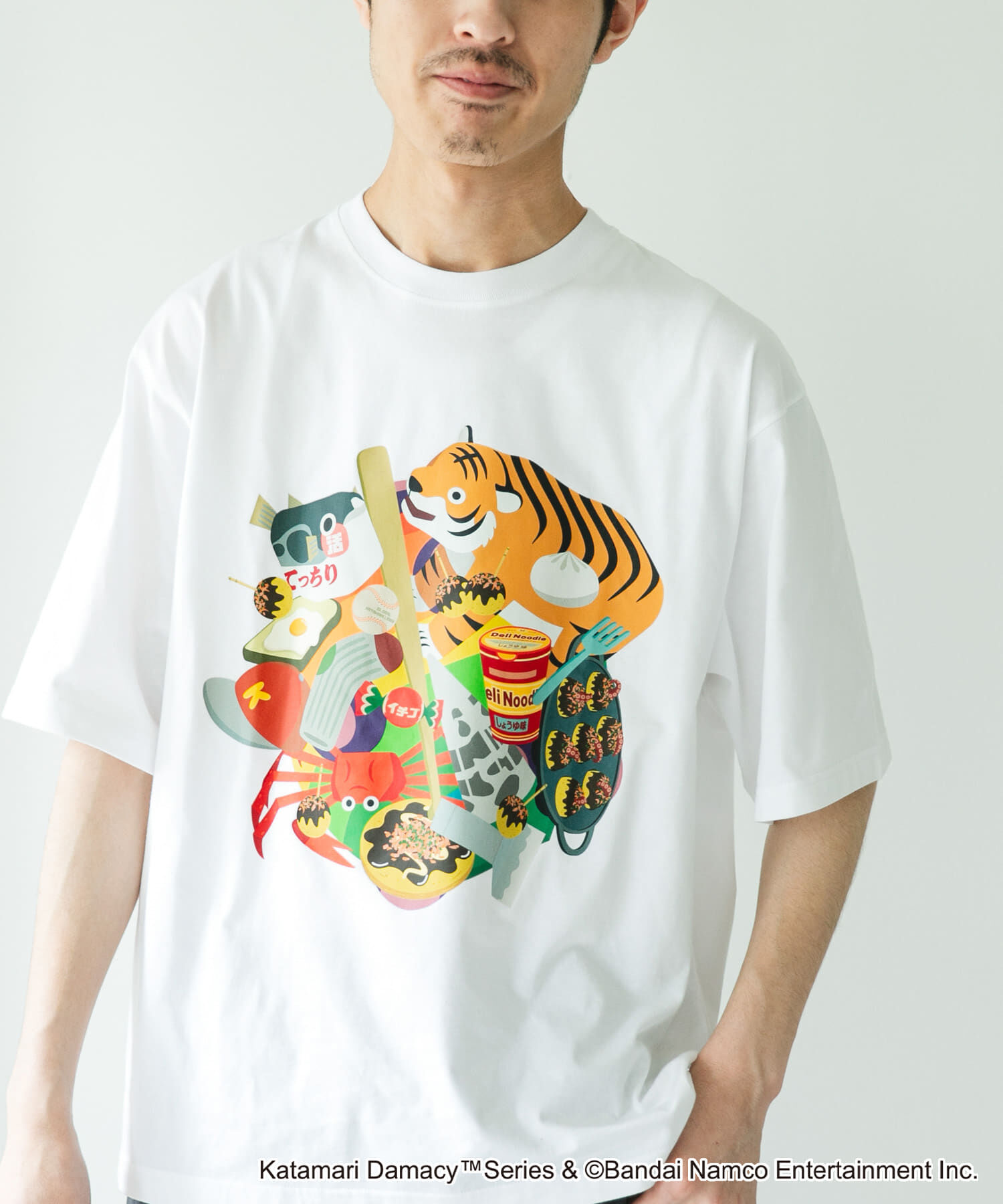 URBAN RESEARCH DOORS「塊魂 ショートスリーブプリントTシャツ」|Tシャツ・カットソー|ホワイト