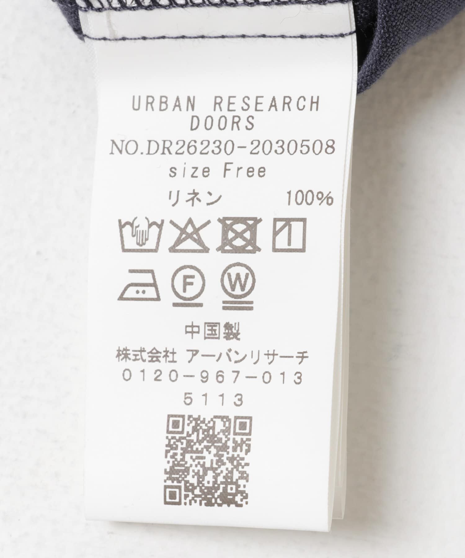 URBAN RESEARCH DOORS「リネンウエストタックスキッパーブラウス」|シャツ・ブラウス|