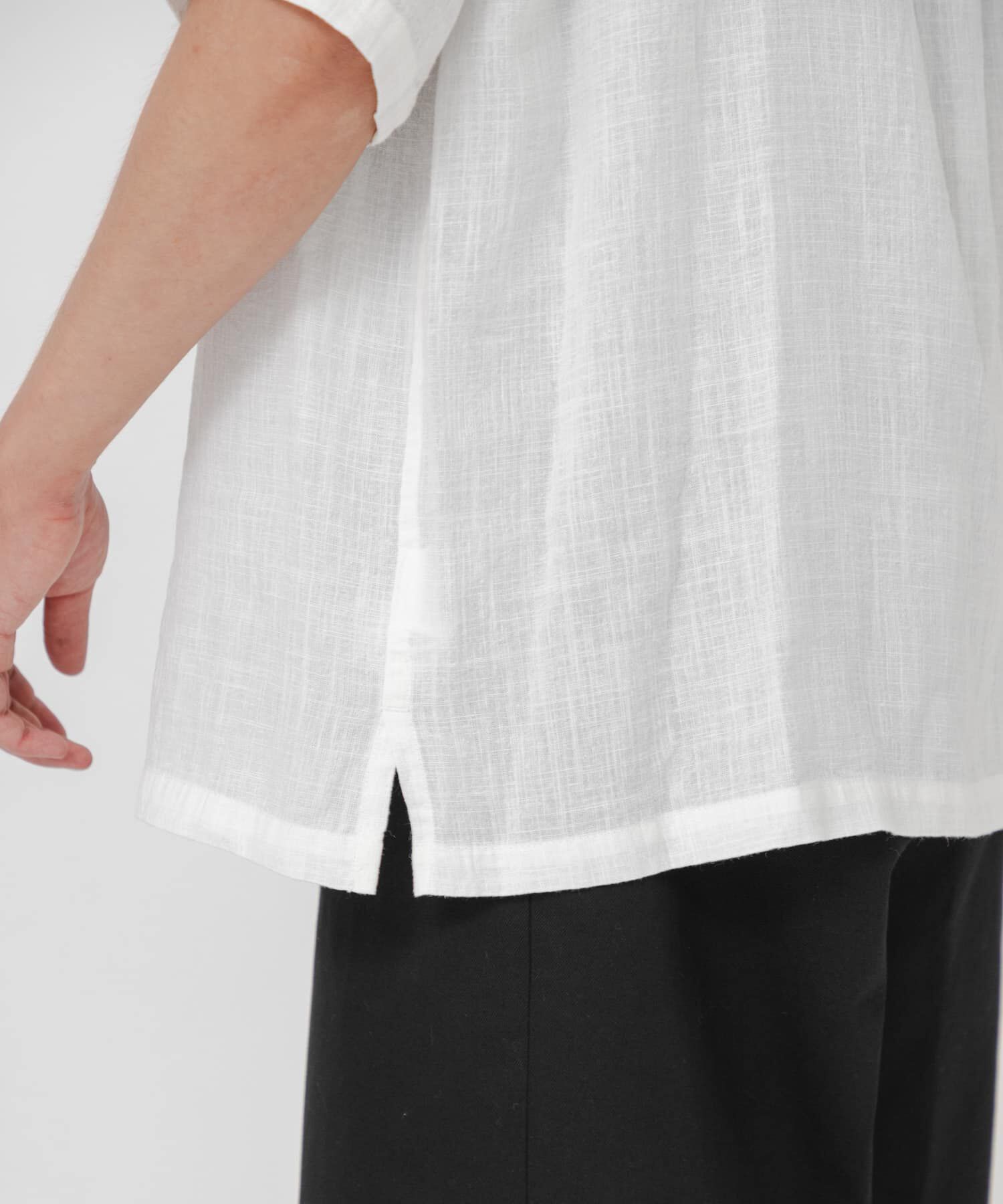 URBAN RESEARCH「SANDWASH LINEN OPEN SHIRTS」|シャツ・ブラウス|