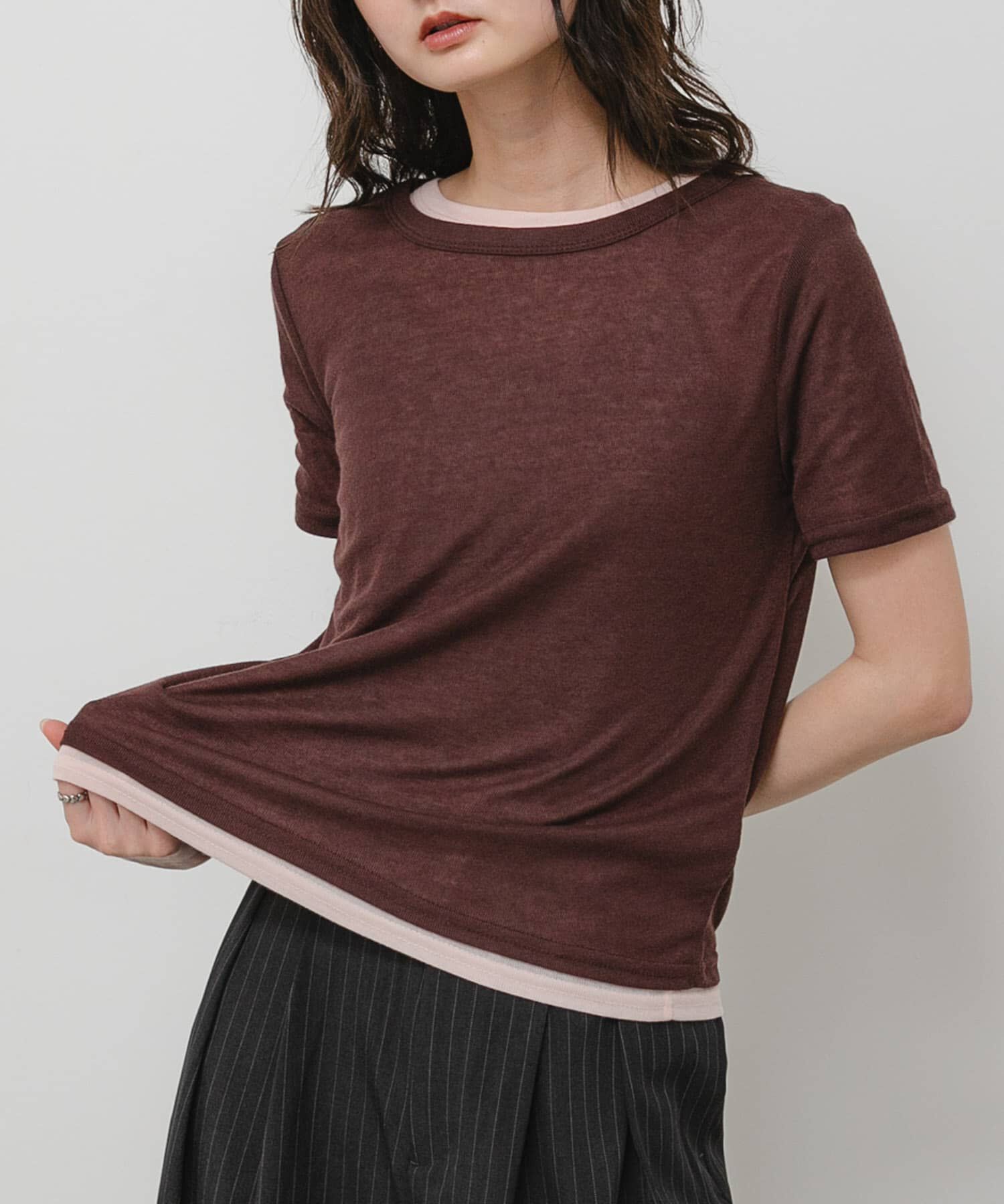SENSE OF PLACE by URBAN RESEARCH「2pパックシアーTシャツ」|Tシャツ・カットソー|その他2