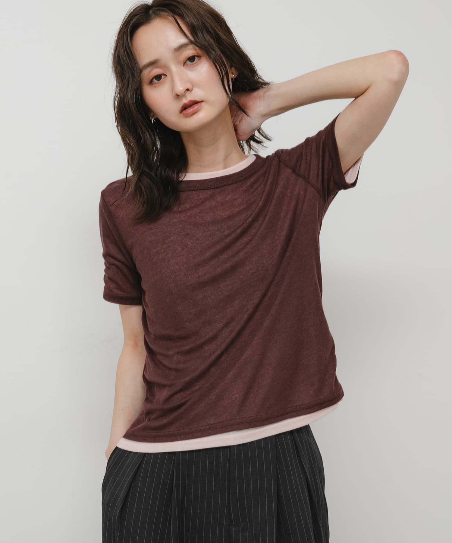 SENSE OF PLACE by URBAN RESEARCH「2pパックシアーTシャツ」|Tシャツ・カットソー|
