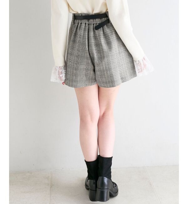  「ベルト付きショートパンツ」|その他|