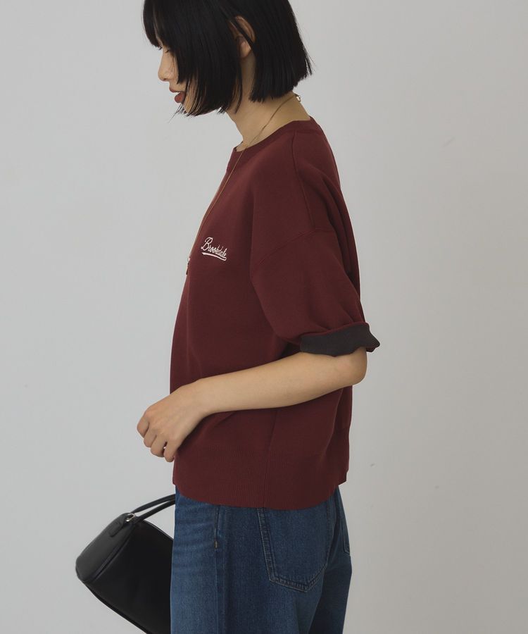 AMERICAN HOLIC「スウェットライクロゴニットプルオーバー」|ニット・セーター|