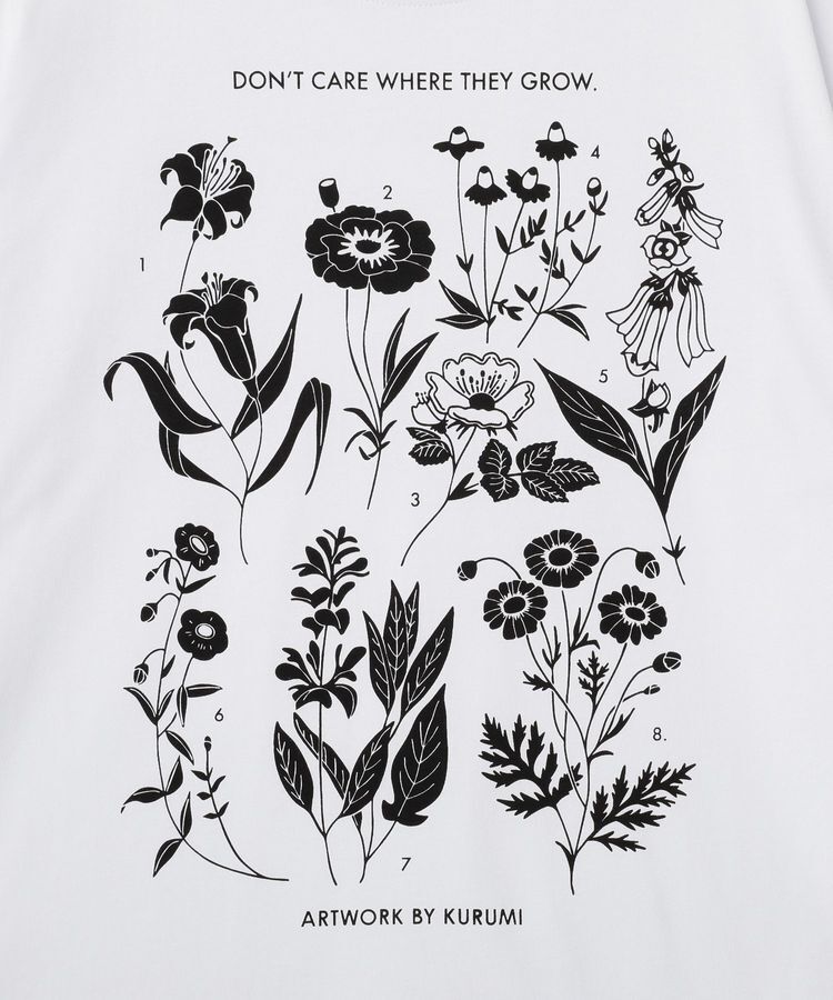 Green Parks「■WITH KURUMI.N フラワーptTシャツ」|Tシャツ・カットソー|