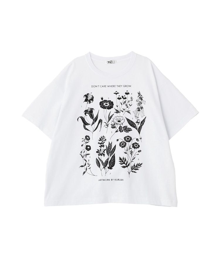 Green Parks「■WITH KURUMI.N フラワーptTシャツ」|Tシャツ・カットソー|